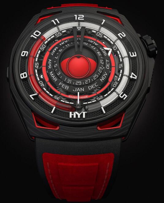 Buy HYT SuperNova Moon Runner Red Magma H02757-A Replica watch